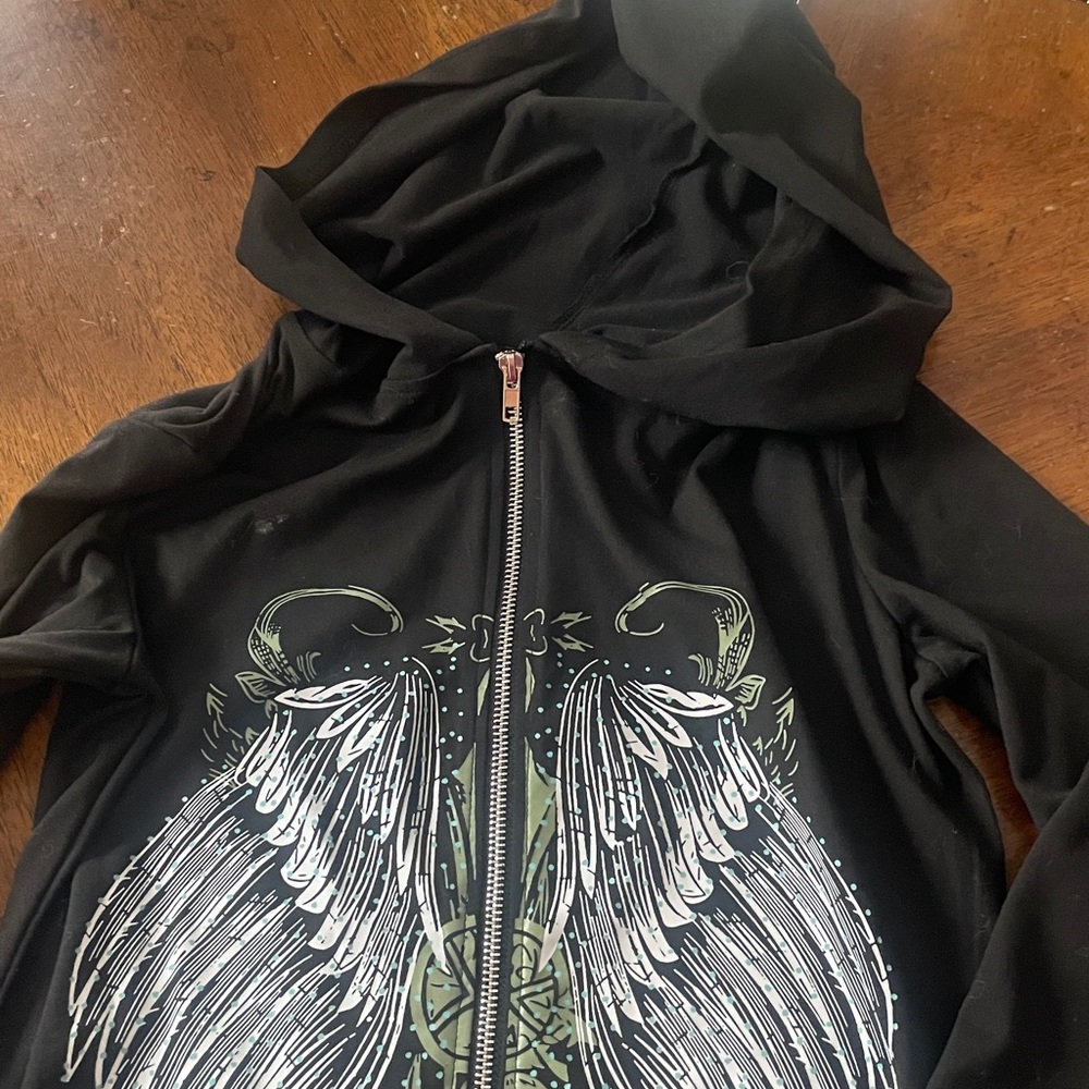 Angel wings long sleeved dress
